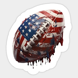 Paint american football Sticker